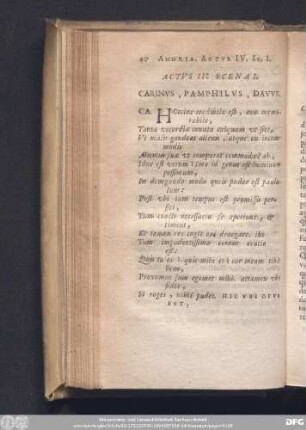 Actus IV. Scena I.