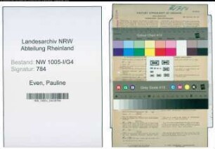 Entnazifizierung Pauline Even , geb. 27.07.1901 (Postassistentin)