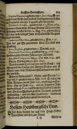 Hessen-Homburgische Liny.