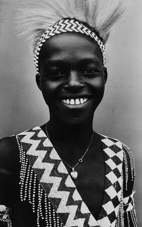 Afrikanische Besucherin