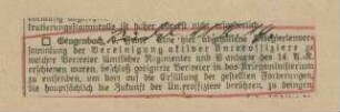 Vereinigung aktiver Unteroffiziere, Beschlüsse in Gengenbach und Ulm