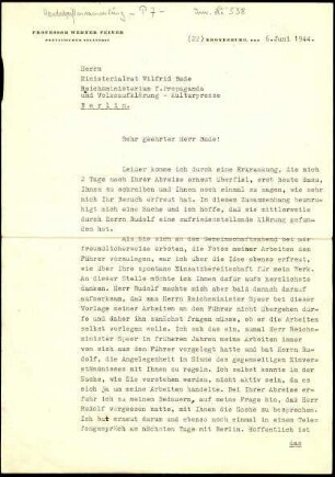 Peiner, Prof. Werner, preussisscher Staatsrat