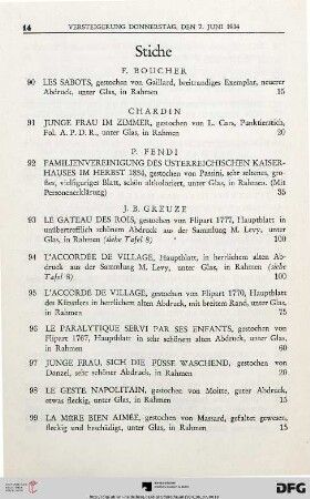 Stiche (Nr. 90-119)