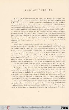 II. Vorgeschichte