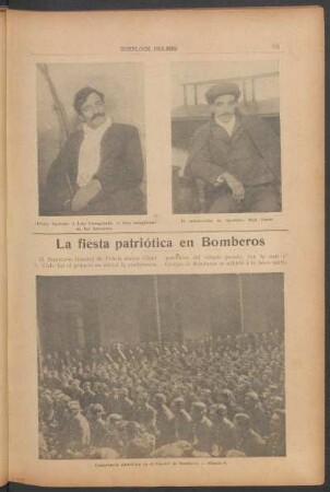 La fiesta patriótica en Bomberos