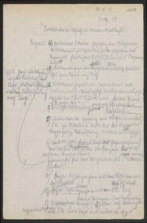 Sitzungsprotokolle des Soldatenrats des (Feld-)Gebirgsregiments