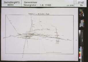Lithographische Hannoversche Grubenrisse (Harz); Bockwieser Zug