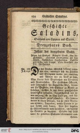 Dreyzehntes Buch