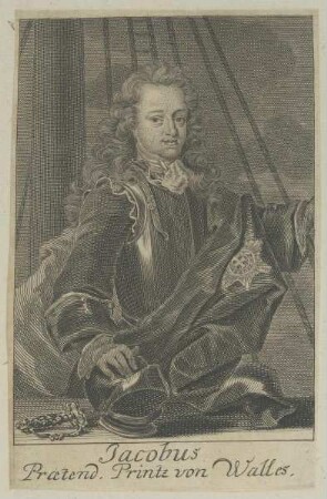 Bildnis des Jacobus Praetend. Printz von Walles