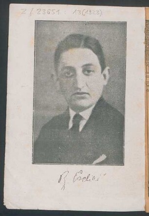 [Fotografía de] Bernardo Escliar