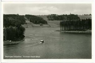 Kriebstein. Andreas-Hecht-Blick, Talsperre