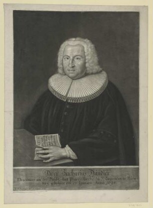 Bildnis des Zacharias Händler
