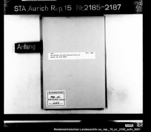 Der Kaufmann und Konsul Bernhard Brons als Senator der Stadt Emden