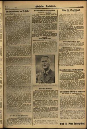 Zweite Ausgabe vom Freitag, den 04. Januar 1935.