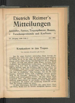 Heft 2., Juli 1909