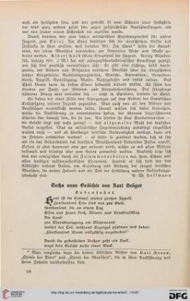 31: Sechs neue Gedichte von Karl Bröger