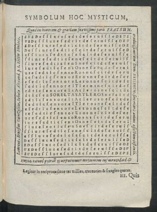 Symbolum Hoc Mysticum