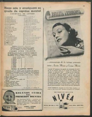 Haga esto y averiguará su grado de rapidez mental : Cocktail de letras [y] Forme otra palabra [y] Prueba de rapidez mental