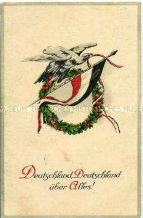 Patriotische Postkarte zum Erster Weltkrieg