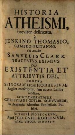 Historia Atheismi