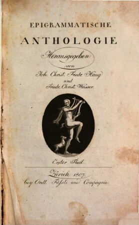 Epigrammatische Anthologie, 1