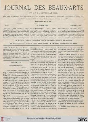 Nr. 1 (15 Janvier 1867)