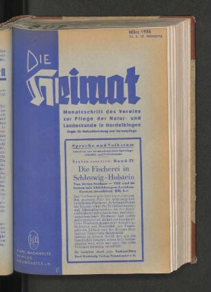 März 1935, Nr. 3, 45. Jahrgang