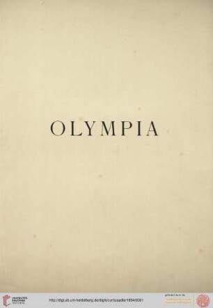 Tafelband 3: Olympia: die Ergebnisse der von dem Deutschen Reich veranstalteten Ausgrabung: Die Bildwerke von Olympia in Stein und Thon