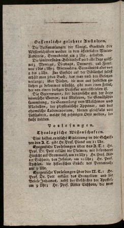 Oeffentliche gelehrte Anstalten