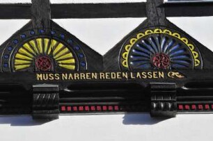 Quedlinburg - Hausfassade : Historisches Hausdetail, aufgenommen am 20. Oktober 2012 in Quedlinburg