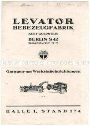 Hebezeuge für Autos