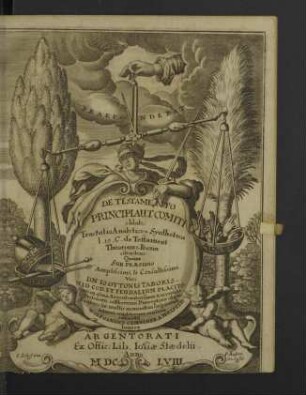 De Testamento Principi, Aut Comiti oblato : Tractatio Analytico-Synthetica l. 19. C. de Testament. Theoriam et praxin ostendens
