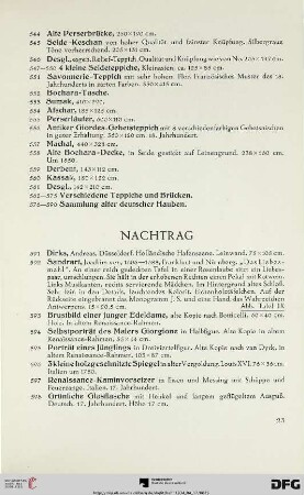 Nachtrag (Nr. 591-610)
