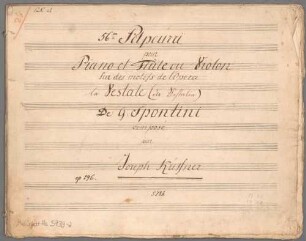 Potpourris, Flöte (Violine), Klavier, op. 296. - BSB Mus.Schott.Ha 5739-2