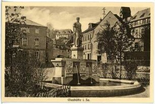 Glashütte. Brunnen