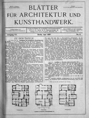 No. 6., Juni 1907