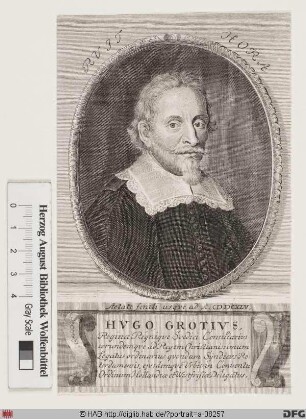 Bildnis Hugo Grotius (eig. Huig de Groot)