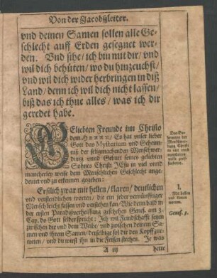 Geliebten Freunde im Christo dem Herrn/ [...]
