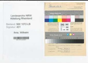Entnazifizierung Wilhelm Ihne , geb. 08.02.1905 (Berufsberater)