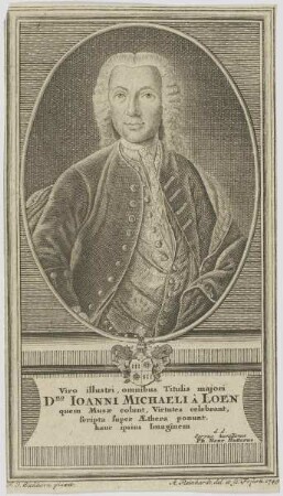 Bildnis des Ioannes Michael á Loen