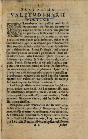 ... Pars Valetvdinarii Mvsis Novis Et XXII Poetis Vetvlis Frigidis, Nvdis, Edentvlis Clavdis, &c. Hymenaevm Iacobi Reihingi Praedicantis non minus inscite, quam impie, hoc est, Praedicantice celebrantibus, 1
