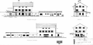 Kirchheim (Neckar): Empfangsgebäude Ansichten