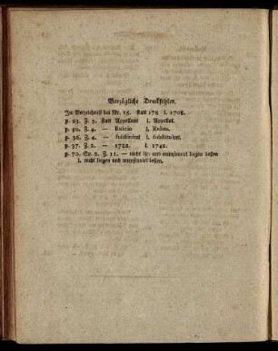 Vorzügliche Druckfehler.