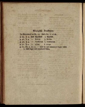 Vorzügliche Druckfehler.