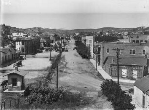 Straßenansicht : Blick über die Straße einer Stadt