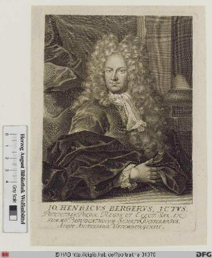 Bildnis Johann Heinrich Berger (1717 Edler von)