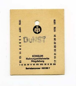KONSUM Nahrungsmittelwerke Magdeburg