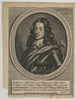 Bildnis des Ferdinandus Maria, Kurfürst von Bayern