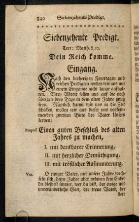 340-360, Siebenzehente Predigt
