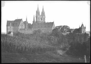 Meißen. Albrechtsburg u.Westtürme d. Doms, Kornhaus